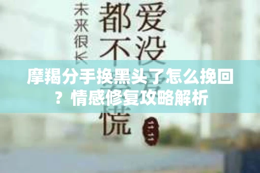 摩羯分手换黑头了怎么挽回？情感修复攻略解析