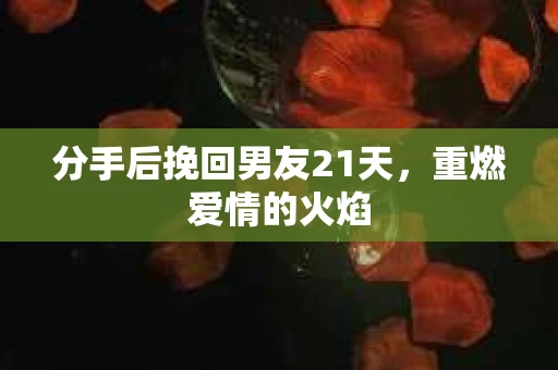分手后挽回男友21天,重燃爱情的火焰 分手后挽回男友21天,重燃爱情的火焰