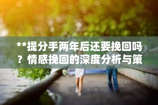 **提分手两年后还要挽回吗？情感挽回的深度分析与策略建议**