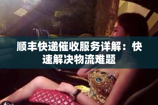 顺丰快递催收服务详解：快速解决物流难题