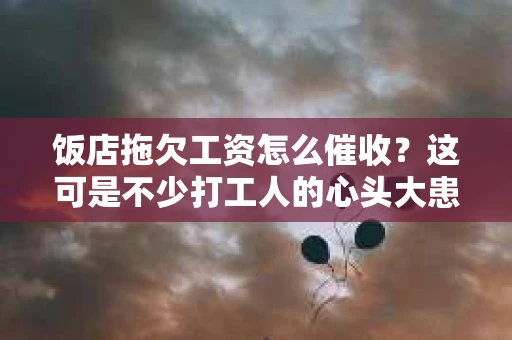 饭店拖欠工资怎么催收？这可是不少打工人的心头大患。工资是劳动者辛勤付出的回报，一旦被拖欠，不仅影响生活，还可能引发纠纷。那么，饭店拖欠工资怎么催收呢？下面，我就来和大家聊聊这个话题。