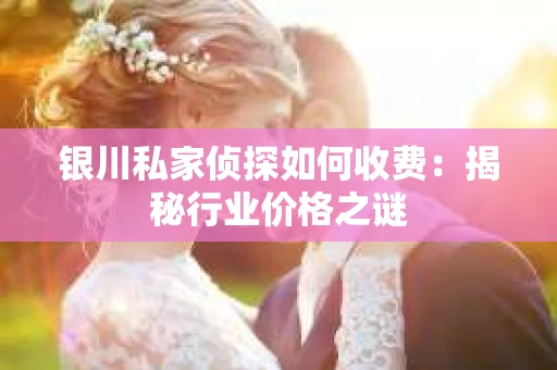 银川私家侦探如何收费：揭秘行业价格之谜
