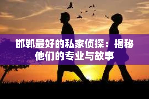 邯郸最好的私家侦探：揭秘他们的专业与故事