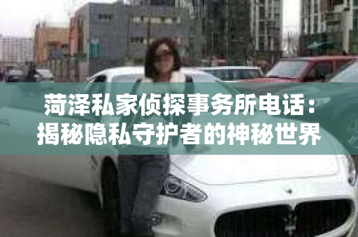 菏泽私家侦探事务所电话：揭秘隐私守护者的神秘世界